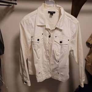 White Jean Jacket